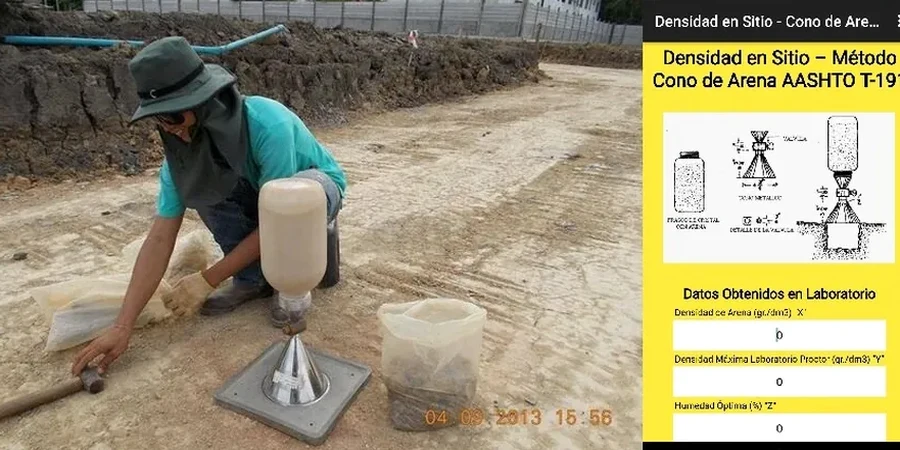 Ensayos in situ en Calama